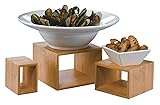 American Metalcraft BAMRD2 Dark Bamboo Riser