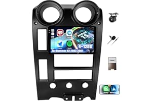 [4G+128G] Android 15 Car Radio for Hummer H2 2002-2007 with Wireless CarPlay Android Auto,9 inch Touchscreen Hummer H2 Car St