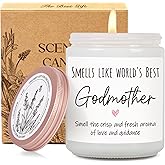 Godmother Proposal Candle Gift for Godmothers, World's Best Godmother Candles from Godchild, Will You Be My Godmother, Birthday Thanksgiving Day Best God Mother Ever Candles Gifts Decoration-74