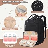 RAINSMORE Baby Changing Bag Backpack with Portable Changing Mat Nappy Bag view 5