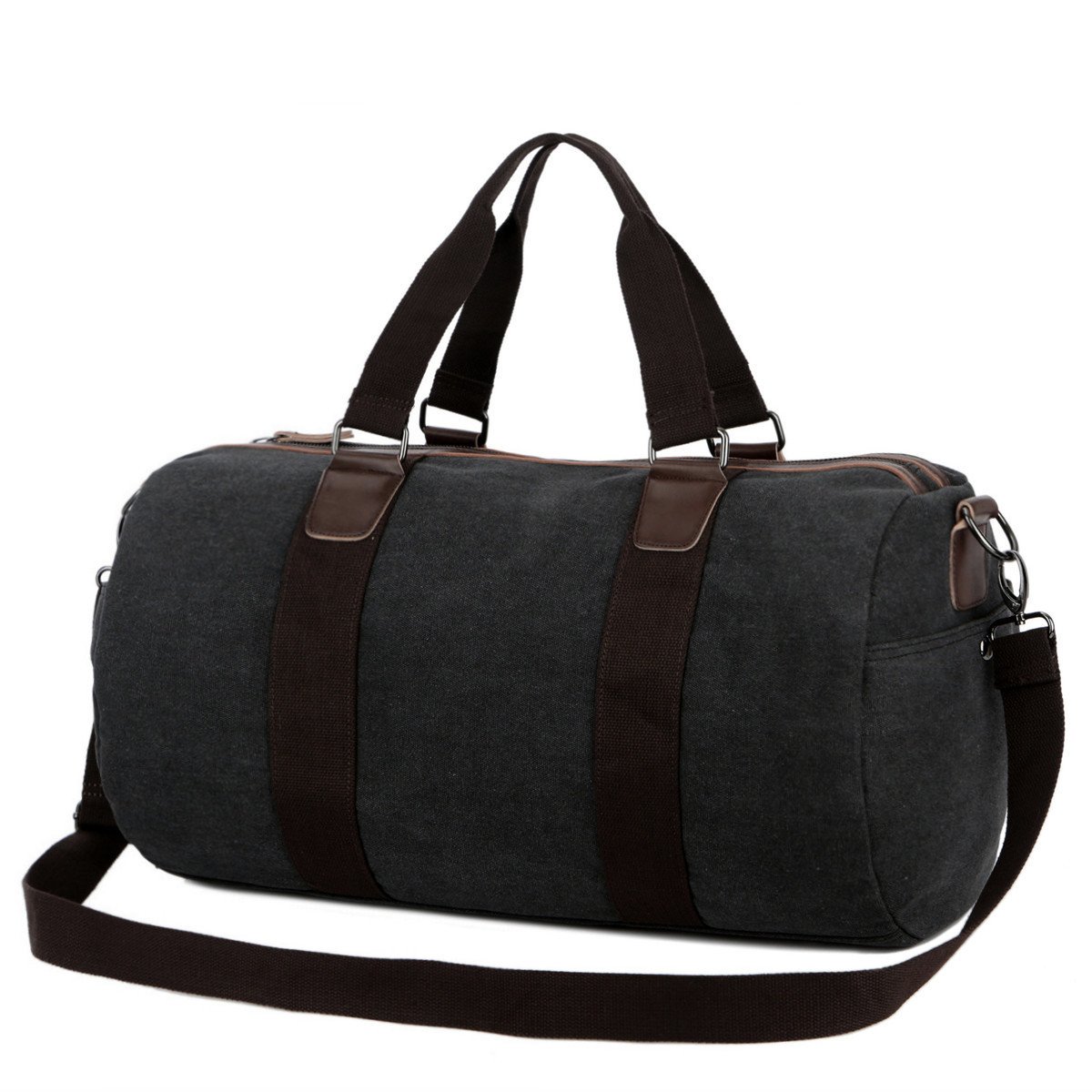 BAOSHA HB Vintage Bolso de Viaje y Deporte de Lona Bolsas Duffle