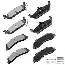 cciyu D1012 D1414 Front & Rear Disc Brake Pads Kit