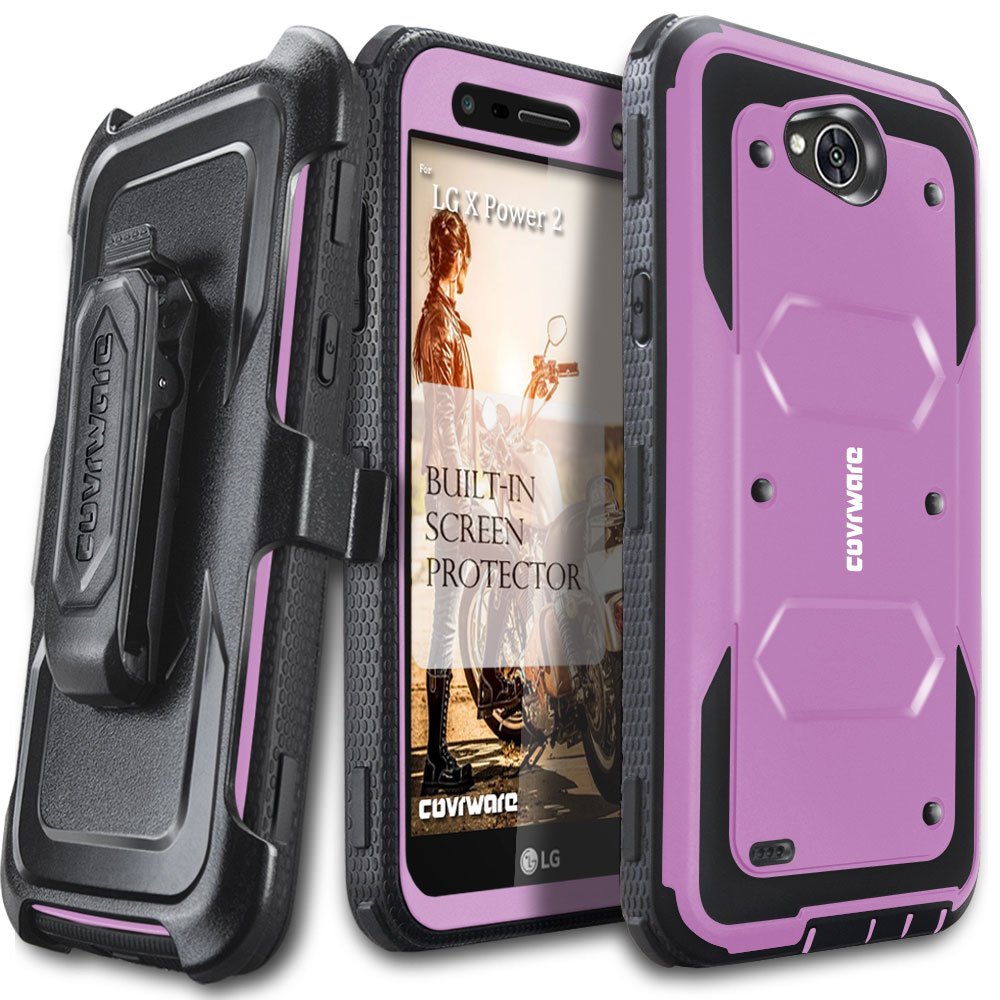 Best lg k10 phone case with screen protector built in