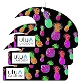 ulu Lagoon Hanging Car Air Freshener | Tropical Beach Coconut Surf Wax Scent Mini Wave | Long Lasting Car Freshener, Closet a