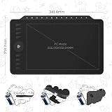 GAOMON M1220 12 Inch Drawing Tablet 8192 Pen 13 Multimedia Keys 8 Shortcut Keys view 4