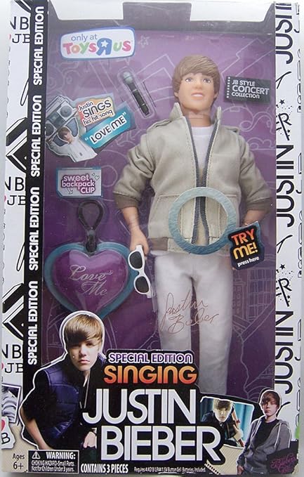 singing justin bieber doll
