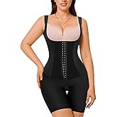 Gotoly Shapewear Bodysuit for Women Tummy Control Fajas Colombianas Waist Trainer Butt Lifter Thigh Slimmer Full Body Shaper