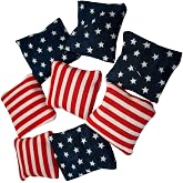 1.5 inch Tabletop Stars and Stripes mini Cornhole Bags All Weather Bean Bag toss