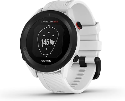 Garmin Approach S12 GPS Golf Watch 42k+ Courses White 010-02472-02
