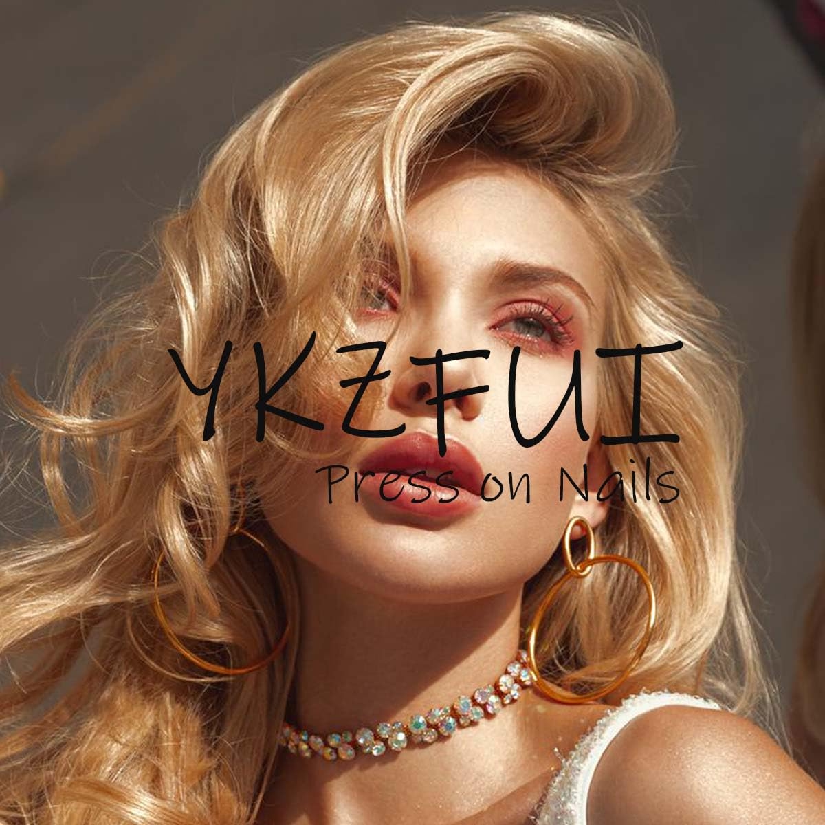 24PCS Black French Tip Glossy Coffin Nails With Silver Glitter Line Designs - Medium Length Square Fake Nails Full Cover - Artificial Acrylic False Glue On Nails - Image 6