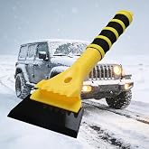 Dodifker 12.4" Ice Scraper for Car Windshield Snow Frost Ice Removal Tool Snow Scraper with Foam Handle for Cars Trucks Window