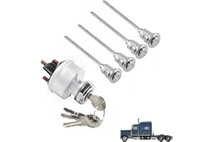YzusGomumu Door Locks & Ignition Start Switch & Keys Ignition Switch Assembly Kit Compatible with Peterbilt 379 377 359 378 349 385 362 Truck Replaces 30GN15 34RC156 23-08598 23-09994C268