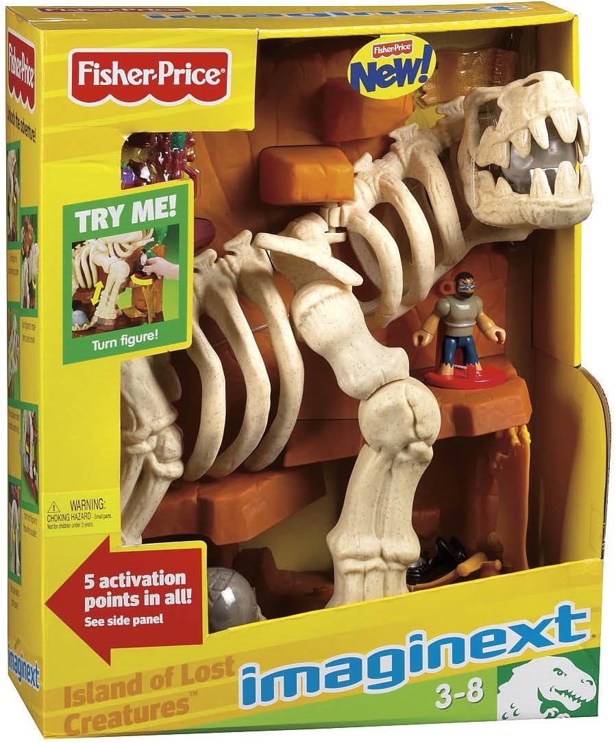 imaginext skeleton dinosaur