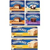 Tastykake Variety Bundle - Peanut Butter Kandykakes, Butterscotch Krimpets, Chocolate Cupkakes, Buttercreme Cupkakes - 6 Boxes