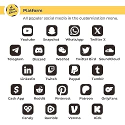 Personalized Custom Social Media Decal - Stickers