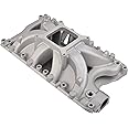 Air Gap Single Plane Intake Manifold For Ford 351W Windsor V8 – Aluminum, 3500-8000 RPM, Ports 2.00"x1.25", Satin Finish, Part DM-3316/4033