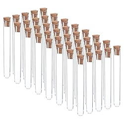PATIKIL 7ml Plastic Test Tubes with Cork