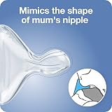 NUK First Choice+ Baby Bottles 0-6m 300 ml Anti-Colic 3 Count Grey/White view 3