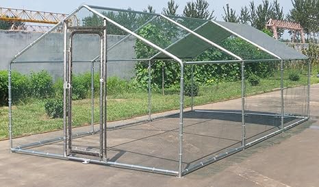 Amazon Com Chickencoopoutlet Large Metal 20x10 Ft Chicken Coop
