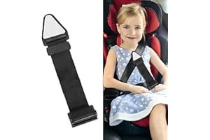 Seat Belt Adjuster for Kids, Child Assisted Safety Belt, Simple Assist Comfort Shoulder and Neck Protector Strap Restrictor w
