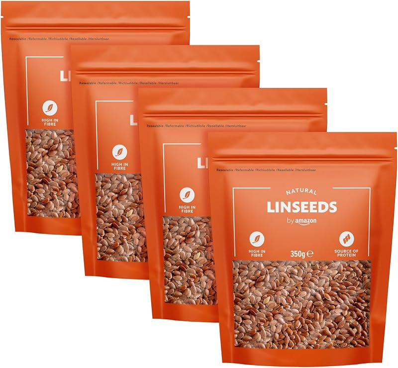 Leinsamen, 1400 g, 4 Packungen à 350 g