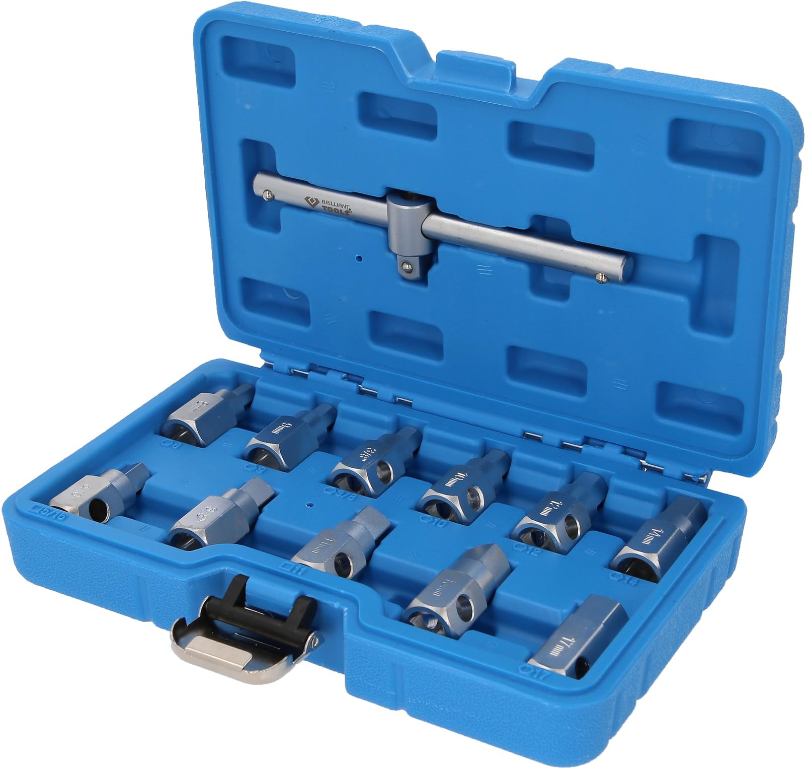 Brilliant Tools BT711150 12-Piece Set Oil Service Socket Set