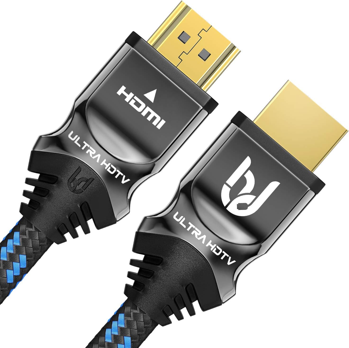 Ultra HDTV 8K HDMI Cable, 1m, 48 Gbit/s, 4K@120Hz / 8K@60Hz, Dynamic HDR-10+, eARC, Variable Refresh Rate (VRR), Dolby Vision