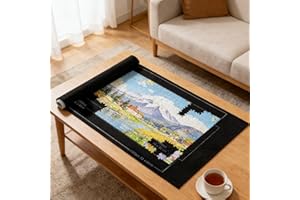 Jigsaw Puzzle Storage Mat, Felt Roll Up Puzzle Blanket for 1500/2000/3000 Pieces, Water Proof Material, 26x46 Inches