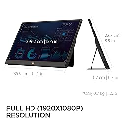 ViewSonic VA1655 15.6 Inch 1080p FHD IPS Portable