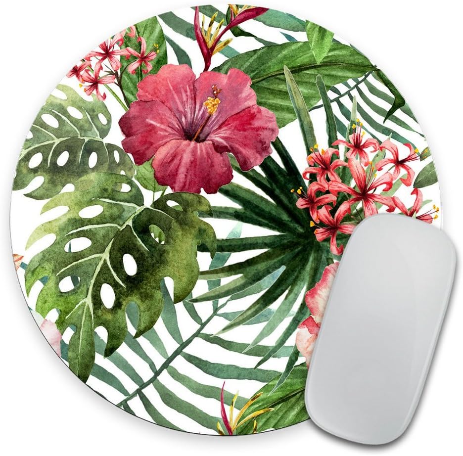Mouse Pad Mousepad Tropical Leaves Print Mouse Mat Mouse