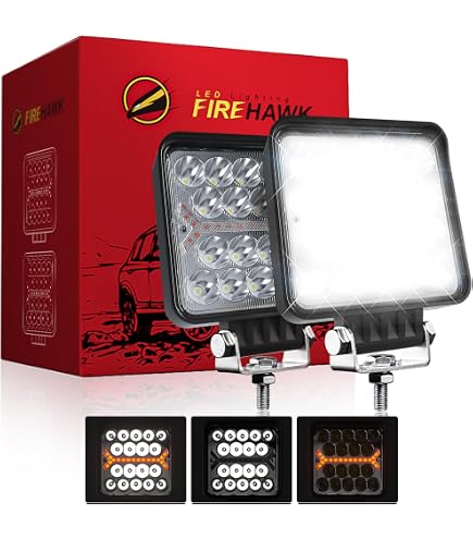 1492118 - 4 Inch By 6 Inch Rectangular LED Clear Flood Light - Paris...