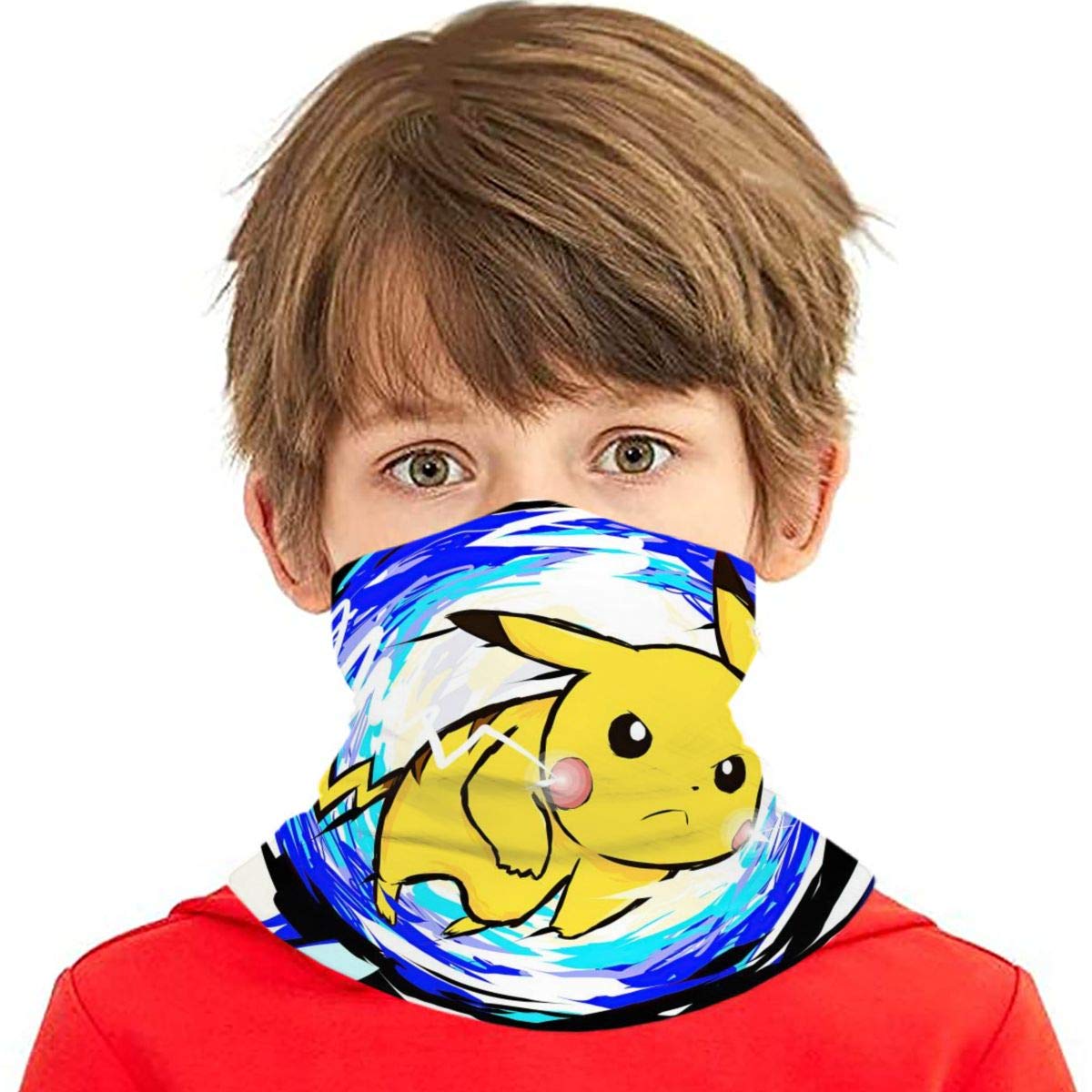 Kids' Reusable Face Mask Bandana & Neck Gaiter - One Size, UV Protection, Breathable