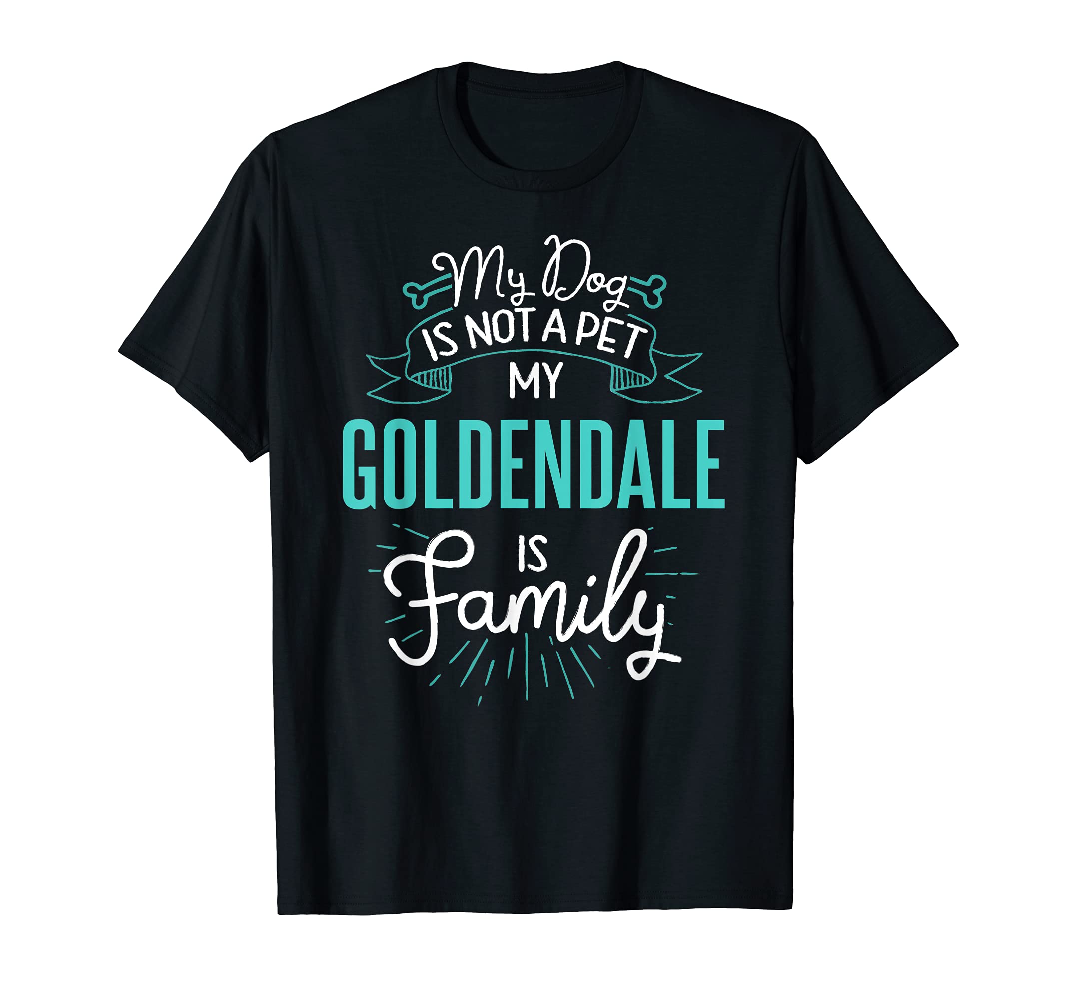 Cute Goldendale Design Family Dog Giftn T-Shirt