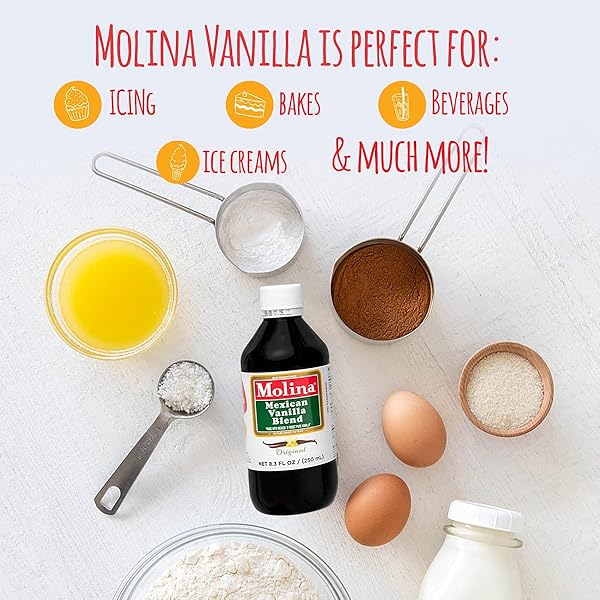 MOLINA MEXICAN VANILLA BLEND EXTRACT – ORIGINAL, 8.3 FL OZ