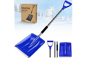 UMUACCAN Snow Shovel Ergonomic Design Detachable 4-in-1 Design can be Moulded into Two Different Lengths Suitable for Snow, G