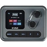 M-VAVE Pocket AMP Effect Pedal Guitar Bass 6 Modules 80+ Built-in Presets Acoustic Effects Chorus Delay Reverb IR CAB Modulation Tremolo Stereo TRS USB Type-C Audio Interface LOOPBACK Recordable