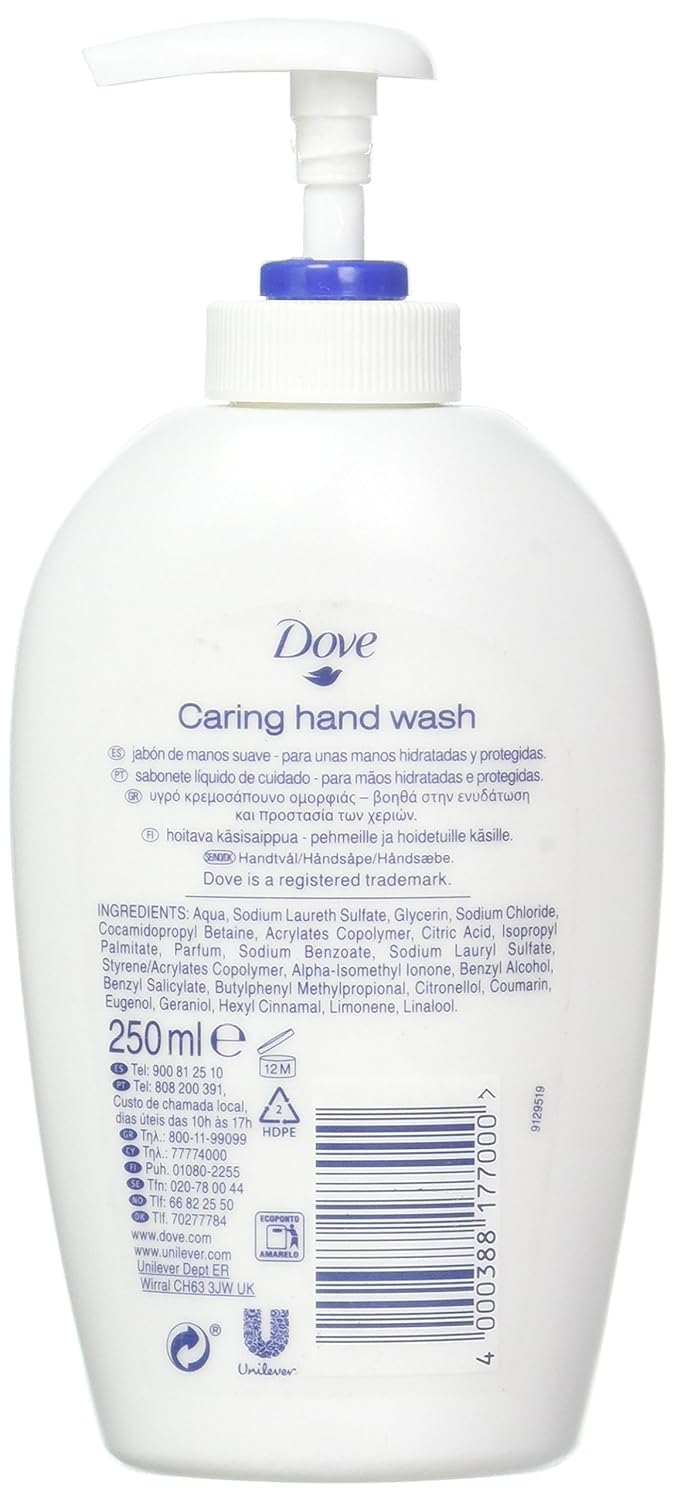 Dove Beauty Cream Caring Hand Wash, 250 Ml/8.45 Ounce (Pack of 2) : Bath Products : Beauty