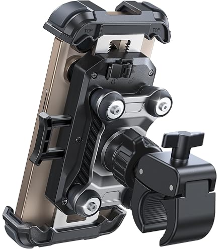 Motorcycle Phone Holder Mount GPS Navigation Bracket For