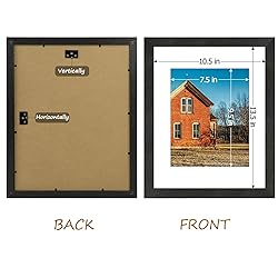 Golden State Art, 11x14 Picture Frame Set of 4