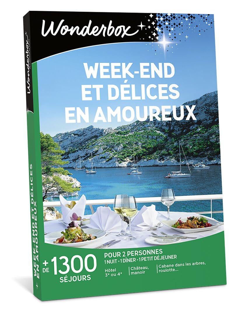 Wonderbox Weekend and Delights in Lovers – Gift Box – Gift Idea for Stays