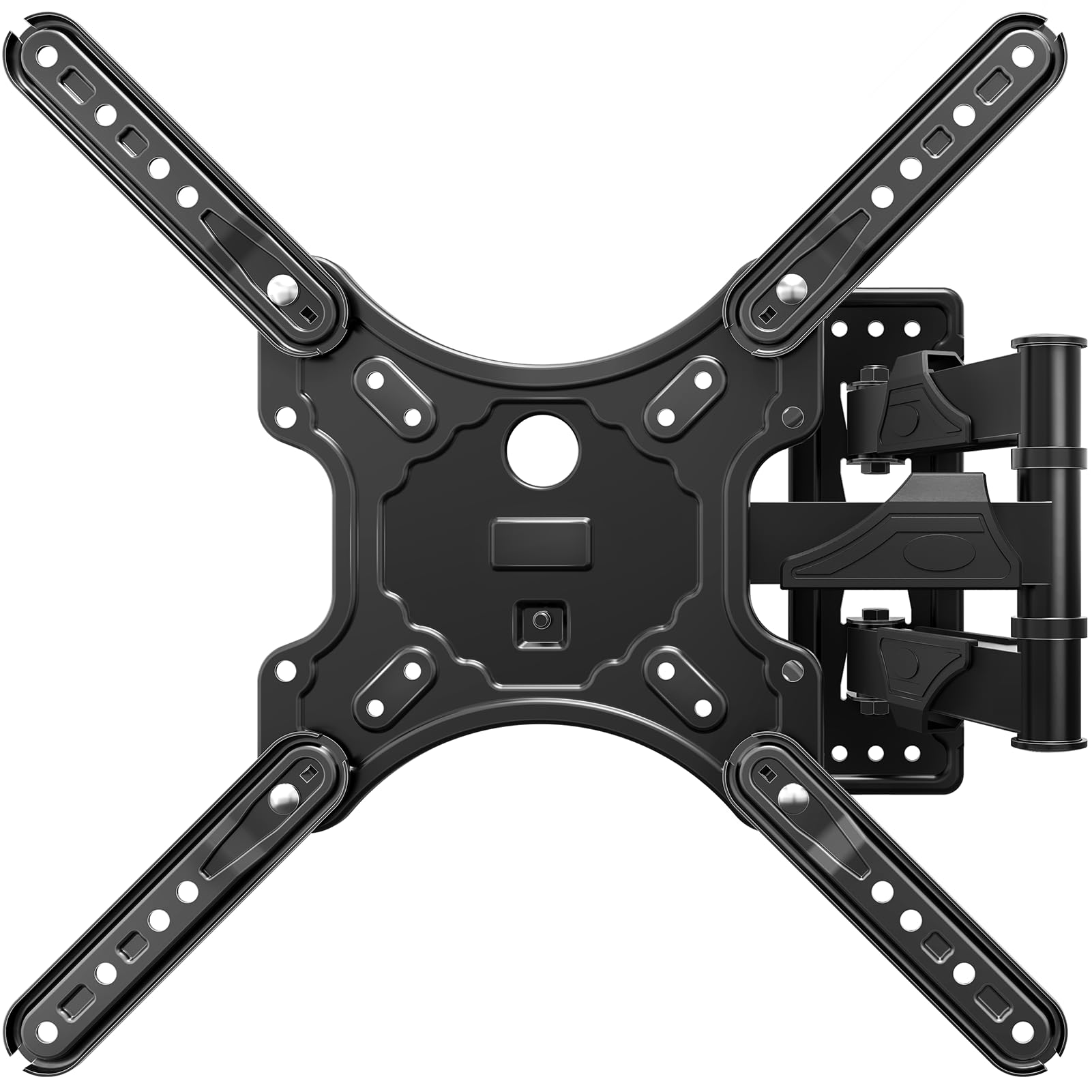 Photo 1 of MOUNTUP Full Motion TV Wall Mount for Most 26-60 Inch TVs, Max VESA 400x400mm Wall Mount TV Bracket with Swivel Tilting Extension Level Adjustment for LED LCD Flat Curved TVs Up to 77 LBS, MU0018