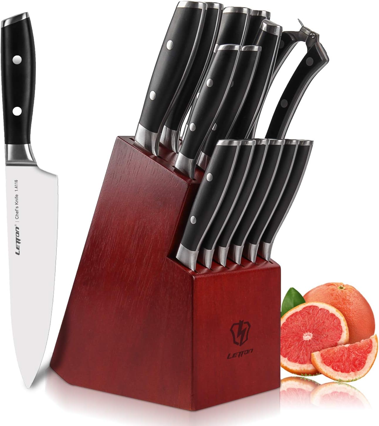 Best kitchen knives set with scissors