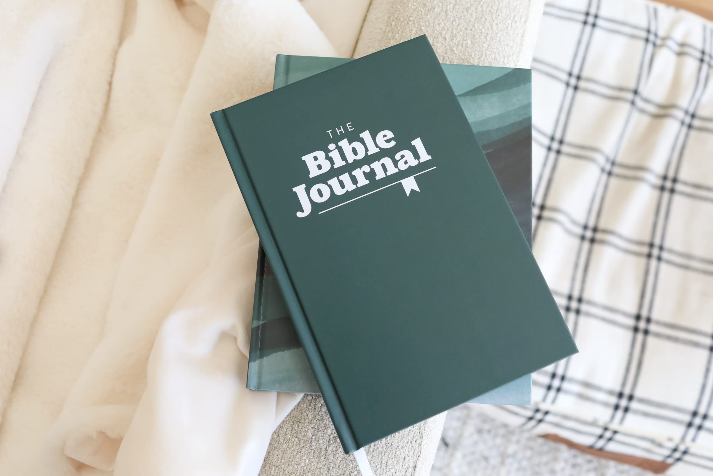 The Bible Journal: New Testament Bible Journaling Notebook | Track Daily Readings, Record Bible Verses and Write Prayers | Inspirational Christian Notebook w/Ribbon, 240 pages