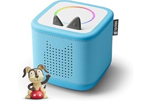 TONIES Toniebox 2 Audio Player Starter Set for Kids 1+ with Playtime Puppy - Sky Blue