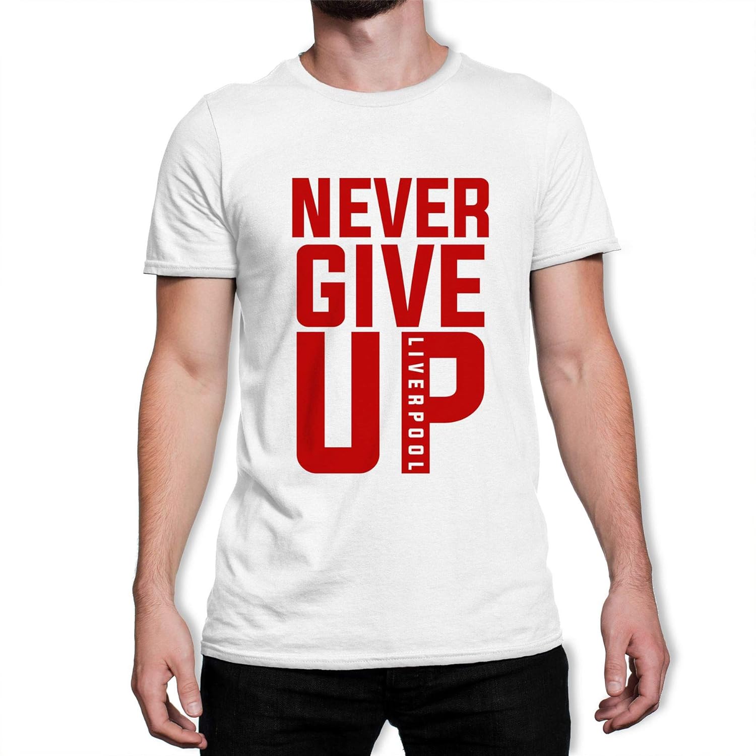 Never Give Up Liverpool Fc 2019 Champions League Text T Shirt 5707 ...