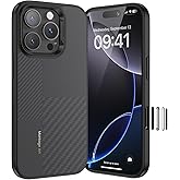 BENKS Montage ArmorPro Case for iPhone 16 Pro Max with Camera Control Button, [Compatible with Magsafe] Military Grade Protective Case Built with Dupont Kevlar 600D & 1500D Aramid Fiber