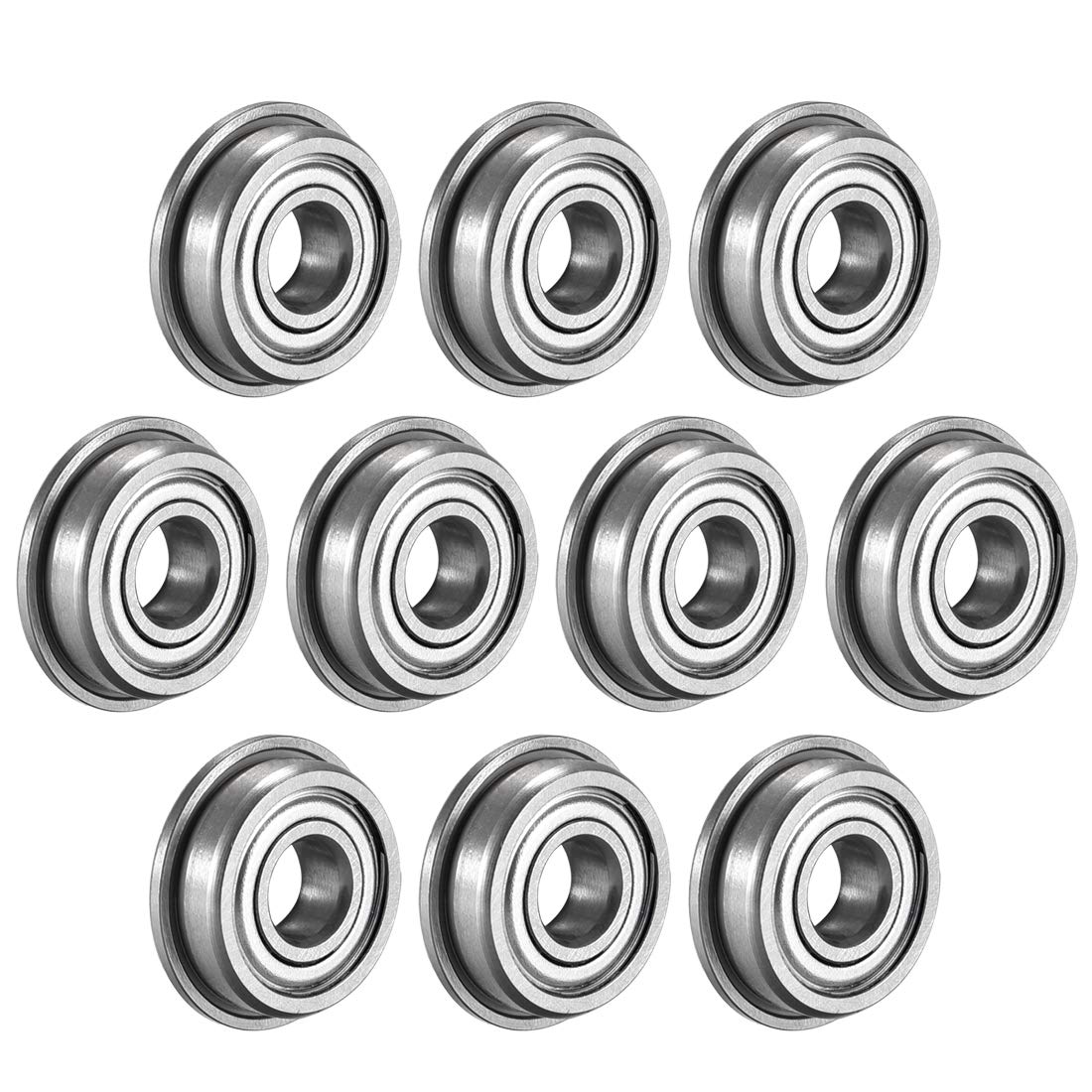 uxcell F695ZZ Flanged Ball Bearing 5x13x4mm Double