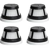 4 Pack Washable Replacement Filters Compatible with Bissell AeroSlim Lithium Ion Cordless Handheld Vacuum 29869, 29861, 29867, 29868, 2986, Part# 1624405