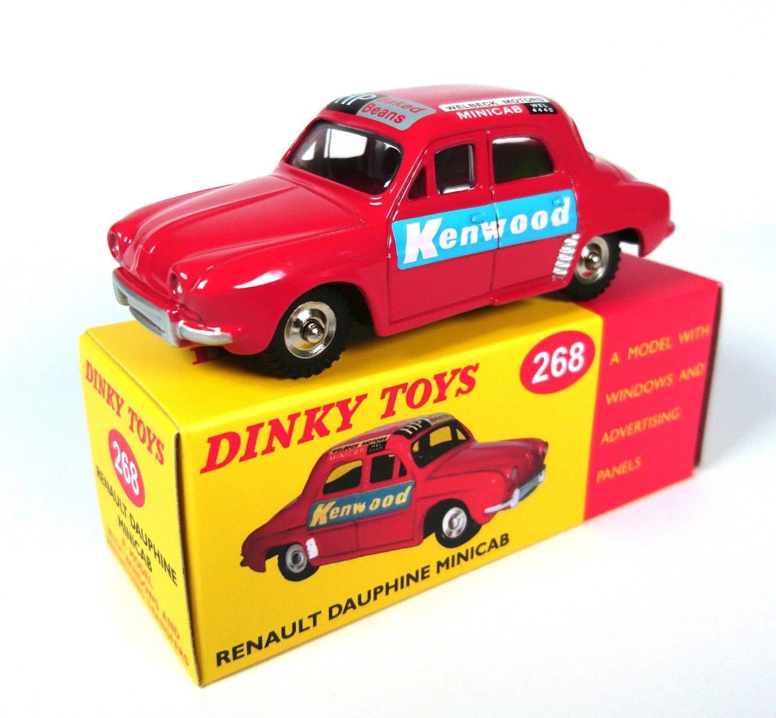 Renault Dauphine Minicab Kenwood De Agostini Dinky Toys 268