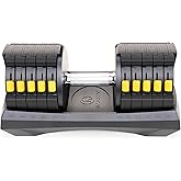 Marcy 6 in 1 Adjustable Dumbbell 50 lb Each, Single or 100 lb Pair Option